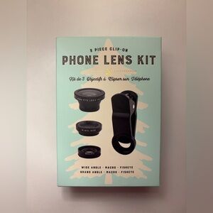 Indigo Black Clip-On Phone Lens Set